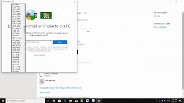 How To Find International calling codes List Using Windows 10 All World Country Code USA, India etc