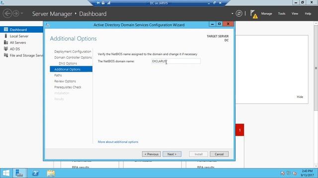 Promoting Windows 2012 Server to a Domain Controller смотреть онлайн