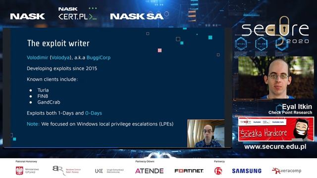 SECURE 2020 Graphology of an exploit hunting for exploits by looking for the author's fingerprint смотреть онлайн