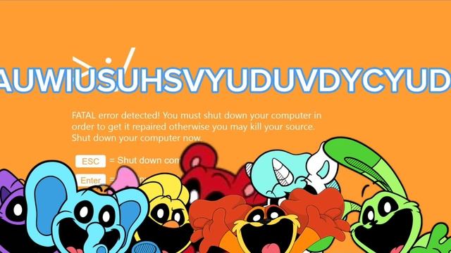 Windows 10 kill screen but the smiling critters wants to see that (MOST VIEWED VIDEO) смотреть онлайн