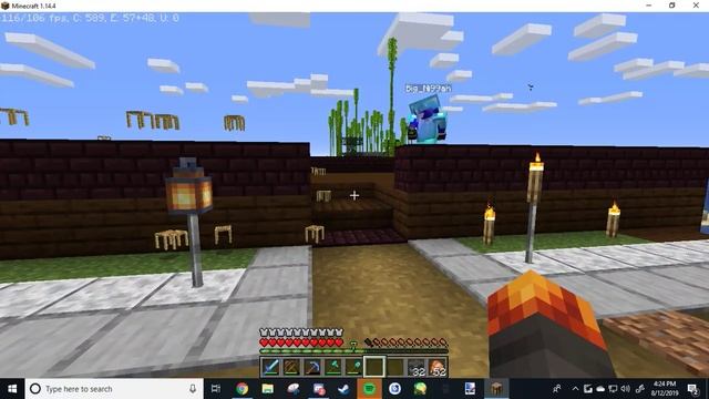Yes I play Minecraft in windowed mode смотреть онлайн