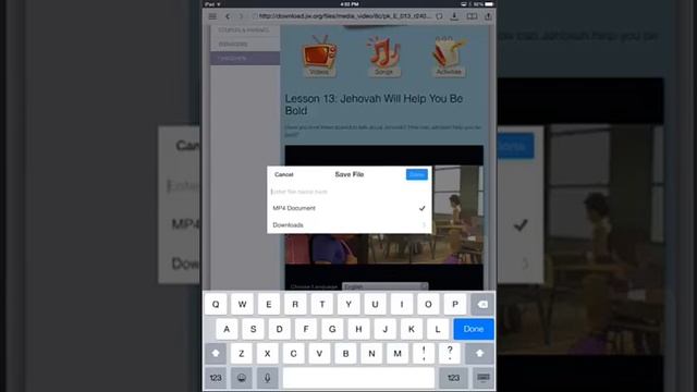 How to download videos from jw org on to your Apple device using the app Documents 5 смотреть онлайн