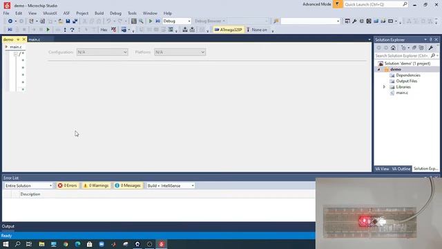 Burn Embedded C code in Arduino using Microchip Studio смотреть онлайн