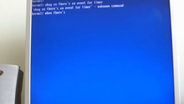 FermiOS 1.2.0a - Kernel Shell - Real Hardware смотреть онлайн