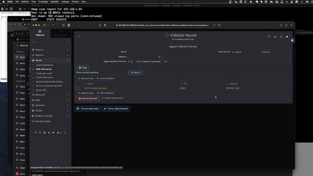 configurazione server DNS bind webmin смотреть онлайн