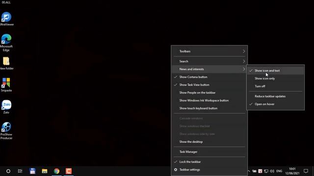 Cách tắt widget tin tức trong Taskbar trên Windows 10 смотреть онлайн