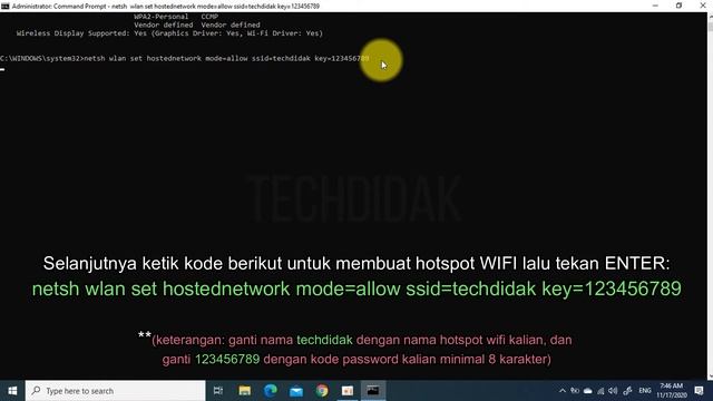 Cara Membuat HOTSPOT WIFI Internet di Windows 7 & 8 смотреть онлайн