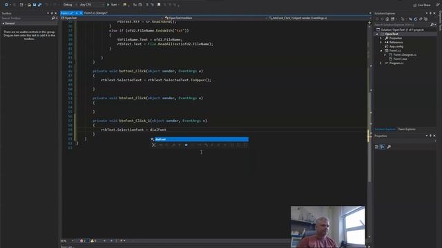 Changing the font in an RTB Box in C# смотреть онлайн