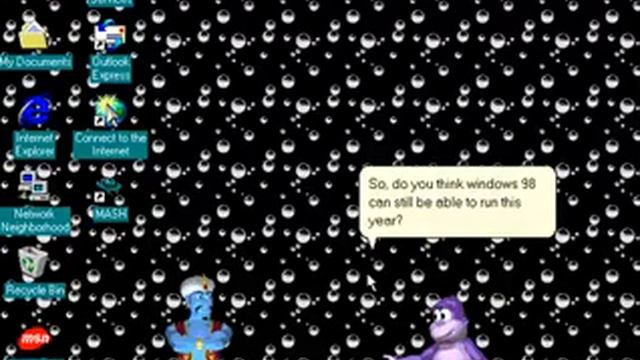 MSagent Genie and Bonzi Are on Windows 98! смотреть онлайн