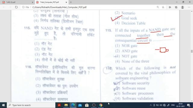 HTET PGT Computer Science 02 jan 2021 solution (Level 3)/HTET PGT CS Answer/HTET PGT CS (Level 3)An смотреть онлайн
