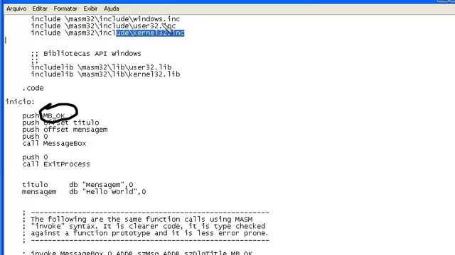 Linguagem Assembly | Hello World para Windows смотреть онлайн