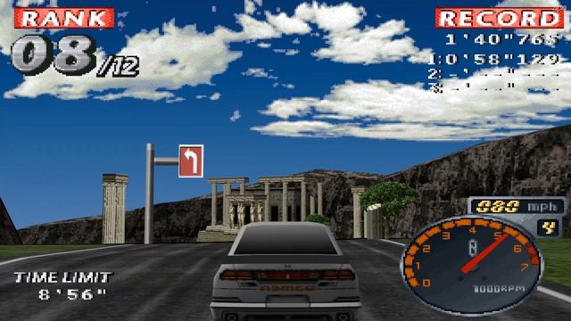 Rage Racer (Ridge Racer 3) 4K UHD Widescreen PGXP Gameplay | DuckStation 0.1-4918 PSX Emulator PC смотреть онлайн