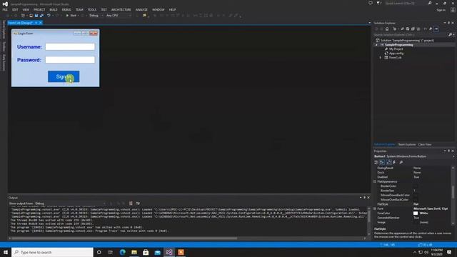 How to Start with Visual Studio 2013 | Log in Form смотреть онлайн