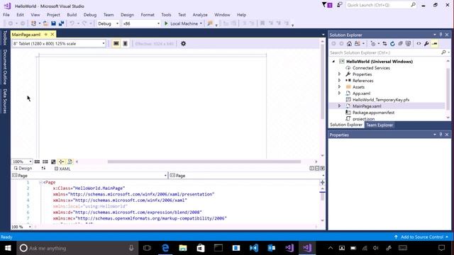 Writing Sample Windows 10 App with Visual Studio 2017 смотреть онлайн