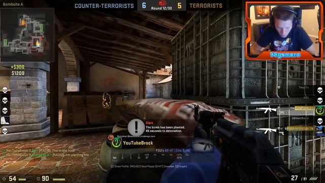 CS:GO - Part 43 - Inferno Domination (CounterStrike: Global Offensive Gameplay) смотреть онлайн