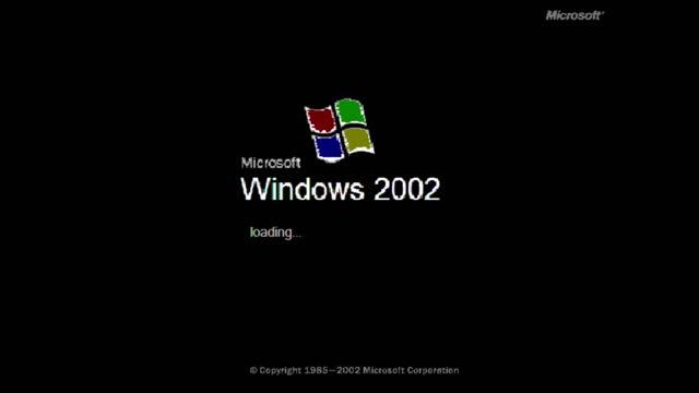 Custom Windows 2002 boot screen for Windows XP смотреть онлайн
