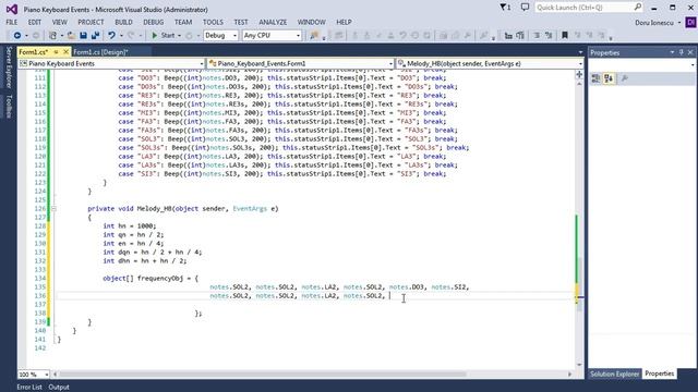 Keyboard Events in C# Windows Forms Part 2 смотреть онлайн