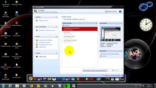 Tutorial - Cambiar el estilo y color a windows 7 Home Basic! смотреть онлайн