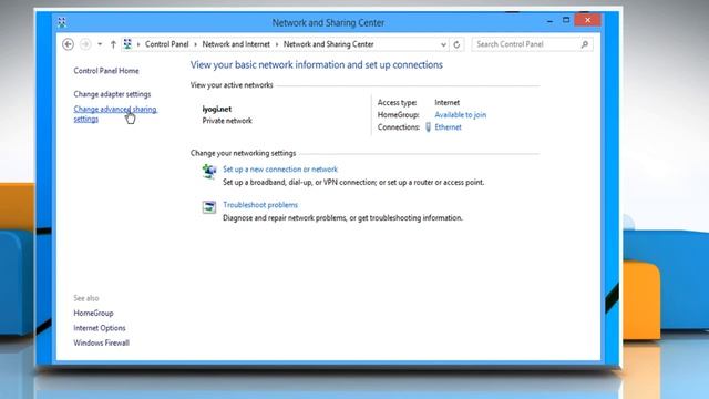 How to disable the sharing of public folders on Windows® 8.1 :Tutorial смотреть онлайн