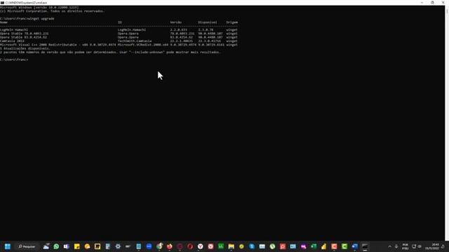 ➽ Actualizar los programas en su computadora a través del comando CMD смотреть онлайн