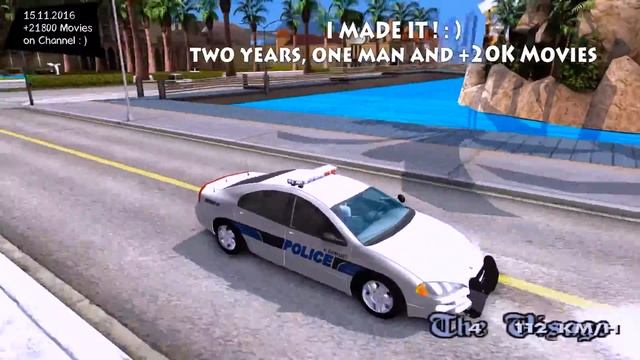 2001 Dodge Intrepid El Quebrados Police - GTA San Andreas 1440p / 2,7K 60FPS _REVIEW смотреть онлайн