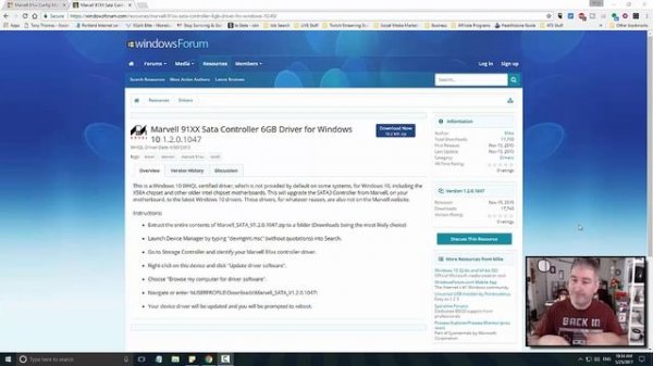 Marvell 91xx Config ATA Device Driver Missing [SOLVED]
