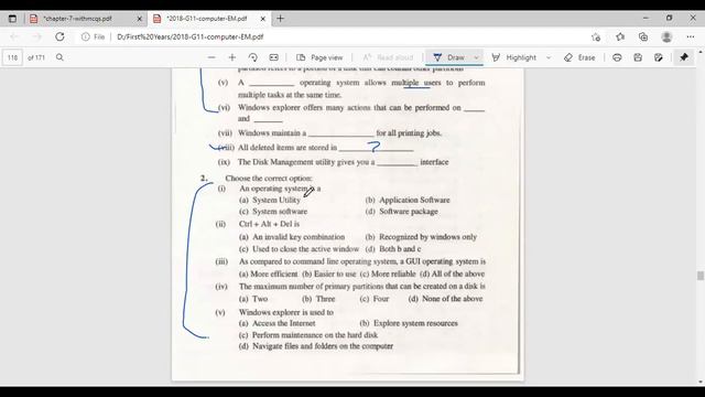 Chap 7 Windows Operating system || MCQS && Sort Long смотреть онлайн