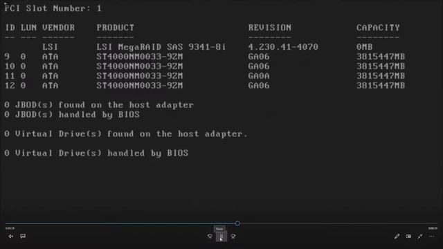 How to import a Foreign Raid Configuration after Replacing an LSI 9341-8i Controller смотреть онлайн