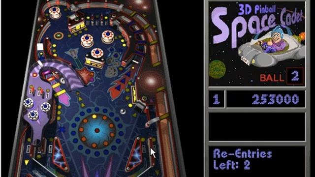 Windows xp Gameplay: Playing 3d Pinball Space Cadet смотреть онлайн