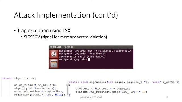 Meltdown Attack Reproduction Presentation смотреть онлайн