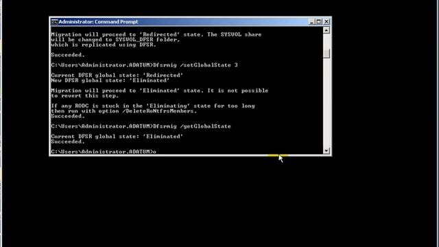 Migrating Active Directory 2003 domain to 2008 R2 by Enayat Meer part 2 смотреть онлайн