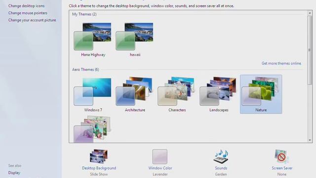windows 7 themes смотреть онлайн