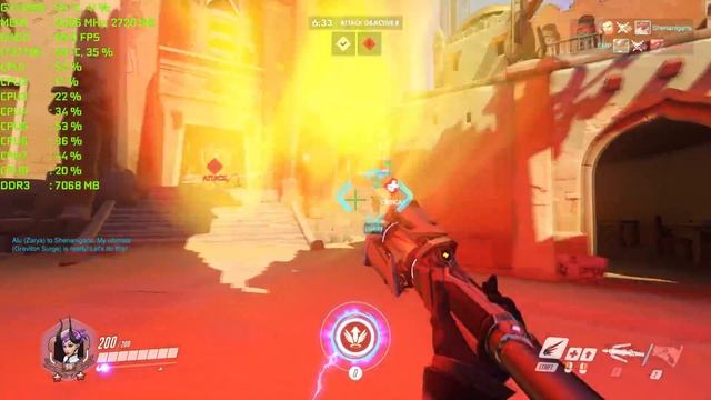Overwatch | Epic Settings | I73770K-GTX1080 จอ60Hz смотреть онлайн