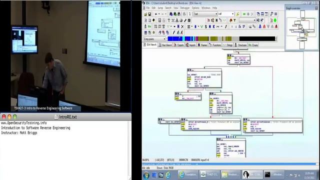 OpenSecurityTraining: Introduction To Reverse Engineering Software (day 1, part 2) смотреть онлайн