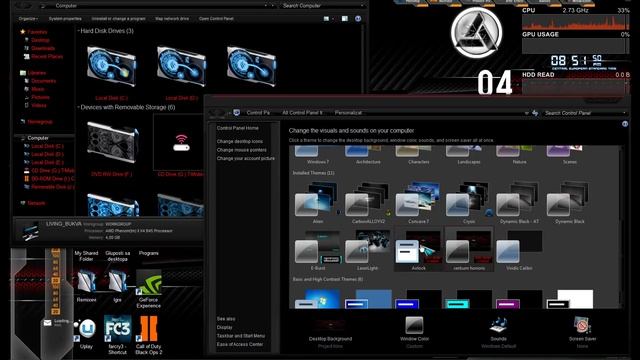 How to install cool themes on Windows 7 - Kako instalirati cool teme na Windows 7 смотреть онлайн