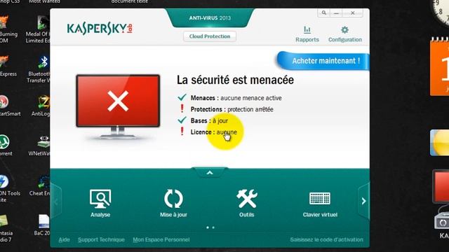 Telecharger et Installer et Activer Kaspersky Antivirus 2013 HD смотреть онлайн