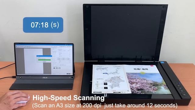 VIISAN VF3240 Large Format Flatbed Scanner, A3 Size, 2400 DPI, CIS Sensor, Scan 12"x 17" in 4 sec смотреть онлайн