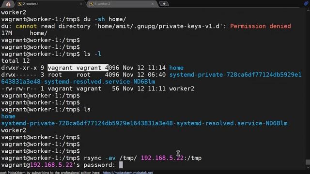 how to sync file between 2 or more servers, using rsync command in redhat linux OS смотреть онлайн