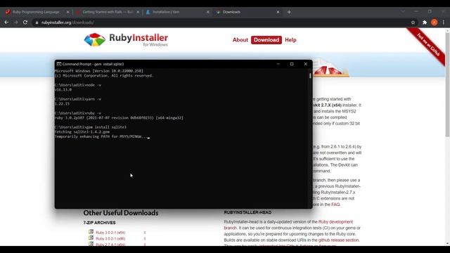 Tutorial Install Ruby on Rails di Windows 11 смотреть онлайн