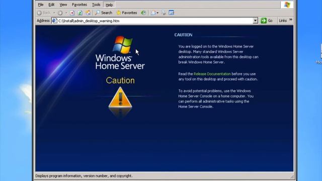 Running Windows Home Server inside Windows XP (Virtual PC 2007) смотреть онлайн