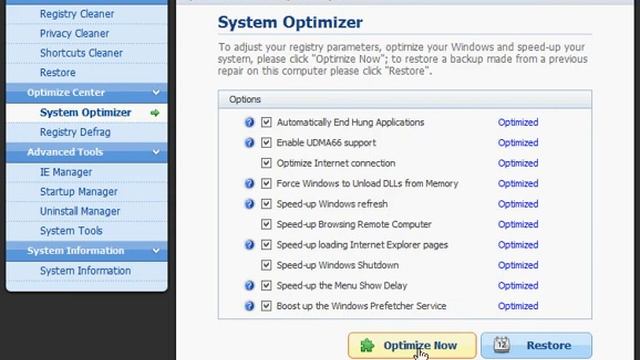 Winaso registry optimizer смотреть онлайн