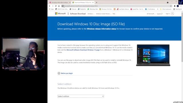 || HOW TO DOWNLOAD WINDOWS 10 FROM MICROSOFT 100% FREE || BY BYPASS METHOD || HINDI || ADRPGMR || смотреть онлайн