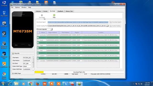 SP FLASH TOOL ERROR 8417 SOLUTION смотреть онлайн