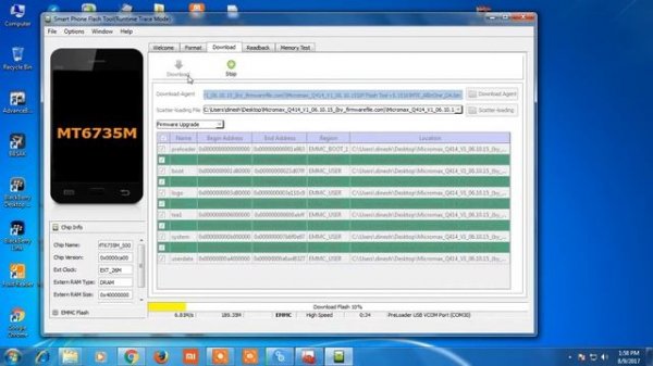 SP FLASH TOOL ERROR 8417 SOLUTION