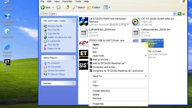 Cat ET III Caterpillar ET Communication Adapter Iii 2015A Software Installation Instruction Vedio