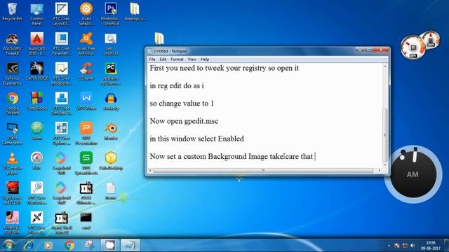How to change Windows 7 Lock Screen Wallpaper (100% Safe) смотреть онлайн