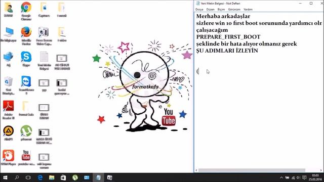 win 10 prepare first boot hatası sorunu kesin çözüm смотреть онлайн