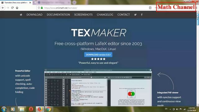 [Latex] How to install Miktex and Texmaker | Math Channel смотреть онлайн