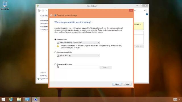 How To Create Windows System Image Backup in Windows 8 смотреть онлайн