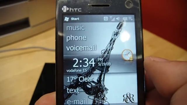 Windows Mobile 6.5 HTC Diamond смотреть онлайн